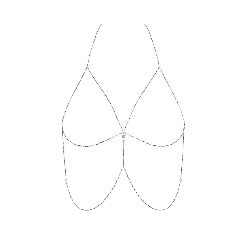 Ланцюжок для бюста з кулоном-зіркою Obsessive Bijou 902 Ланцюжок для бюста з кулоном-зіркою Obsessive Bijou 902