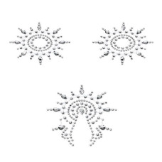 Пестіс із кристалів Petits Joujoux Gloria set of 3 Сріблясті