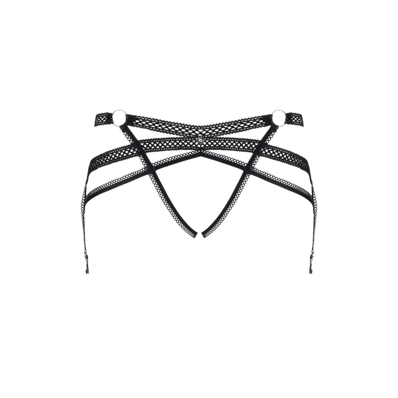 Пояс для панчох Obsessive Darkie Чорний S/M Пояс для панчох Obsessive Darkie Чорний S/M