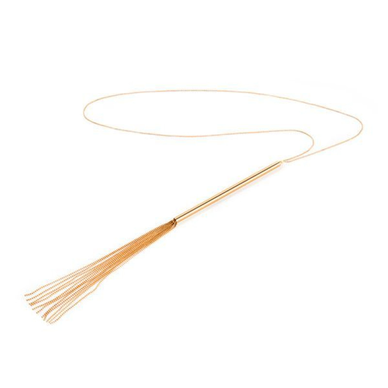 Ланцюжок батіг на шию Bijoux Indiscrets MAGNIFIQUE Necklace Whip Золотий Ланцюжок батіг на шию Bijoux Indiscrets MAGNIFIQUE Necklace Whip Золотий