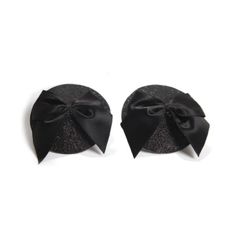 Пестіс Bijoux Indiscrets Burlesque pasties GLITTER and BOW Пестіс Bijoux Indiscrets Burlesque pasties GLITTER and BOW