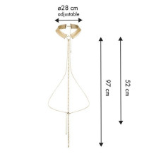 Ланцюжок нашийник Bijoux Indiscrets MAGNIFIQUE Collar Золотий