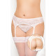 Пояс для чулок SoftLine Garterbelt 3316 XXXL Белый