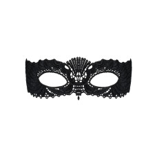 Мереживна маска Obsessive A700 mask, чорна, єдиний розмір