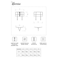 Пояс для чулков Livia Corsetti Fashion Warrina Черный S/M