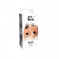 Сексуальные наклейки на грудь Art of Sex – Ruth. Черный