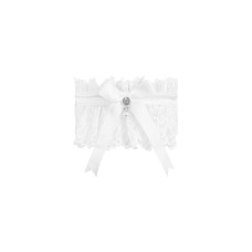 Ажурная подвязка Obsessive Amor Blanco garter, white