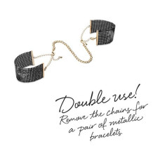 Наручники Bijoux Indiscrets Desir Metallique Handcuffs Чорні