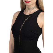 Колье со стразами Bijoux Pour Toi Emma Золотое