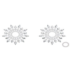 Пэстис из кристаллов Petits Joujoux Gloria set of 2 Серебристые