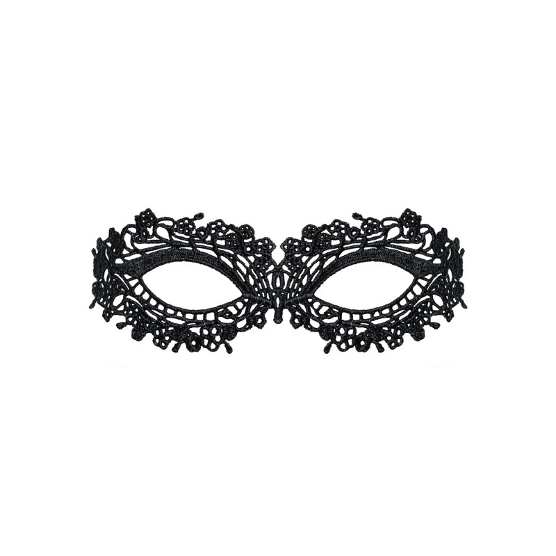 Мереживна маска Obsessive A710 mask, чорна, єдиний розмір Мереживна маска Obsessive A710 mask, чорна, єдиний розмір
