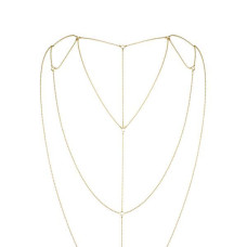 Цепочка для спины Bijoux Indiscrets Magnifique Back and Cleavage Chain Золотая