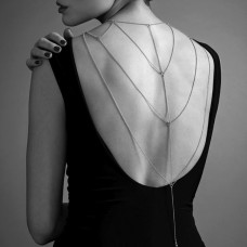 Цепочка для спины Bijoux Indiscrets Magnifique Back and Cleavage Chain Золотая