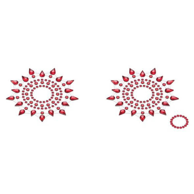 Пестіс із кристалів Petits Joujoux Gloria set of 2 Червоні Пестіс із кристалів Petits Joujoux Gloria set of 2 Червоні