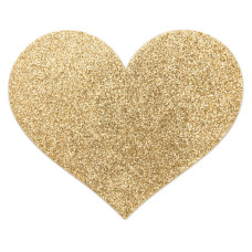 Пэстис стикини Bijoux Indiscrets Flash Heart Золотые