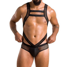Мужское эротическое сетчатое боди Passion 045 Victor Black S/M