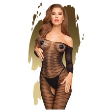 Бодистокинг с длинными рукавами Penthouse Dreamy Diva Черный S/L