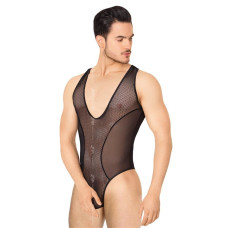 Мужское боди SoftLine Body 4609 Черное M/L