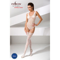 Бодистокинг Passion BS051 Белый S/M/L