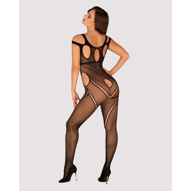 Бодистокинг Obsessive Bodystocking G322 фантасмагорично-силуэтный крой black S/M/L Бодистокинг Obsessive Bodystocking G322 фантасмагорично-силуэтный крой black S/M/L