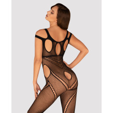 Бодистокинг Obsessive Bodystocking G322 фантасмагорично-силуэтный крой black S/M/L