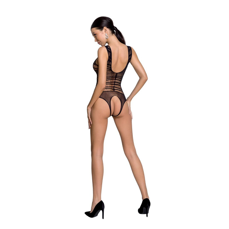 Бодістокінг з доступом Passion BS086 black Бодістокінг з доступом Passion BS086 black