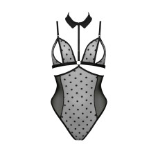 Боди с открытой грудью Passion DOMINICA BODY black L/XL