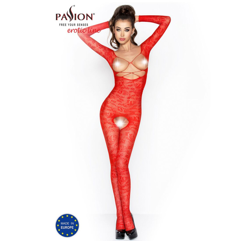 Бодистокинг Passion BS031 S/XL Красный