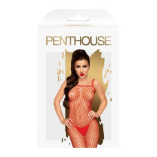 Бодистокинг в большую сетку Penthouse - Body Search Red S/L