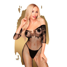 Бодистокинг с имитацией лифа Penthouse High Profile Черный XL