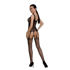 Бодістокінг Passion ECO BS007 black, з доступом