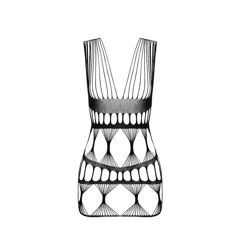 Бодістокінг-сукня Passion BS089 black Бодістокінг-сукня Passion BS089 black