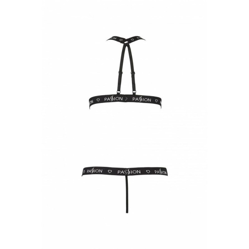 Напівпрозоре боді з вирізами Passion Exclusive Mirajane Body black XXL/XXXL Напівпрозоре боді з вирізами Passion Exclusive Mirajane Body black XXL/XXXL