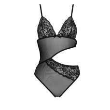 Боди с ажурным лифом Passion Christa Body black L/XL
