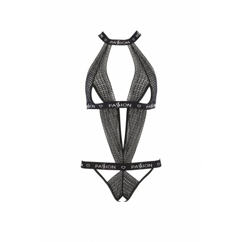 Напівпрозоре боді з вирізами Passion Exclusive Mirajane Body black XXL/XXXL Напівпрозоре боді з вирізами Passion Exclusive Mirajane Body black XXL/XXXL