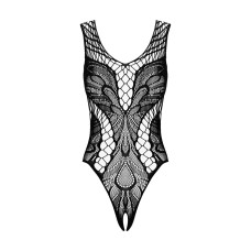 Бодистокинг с вырезами Obsessive B138 teddy черный S/M/L