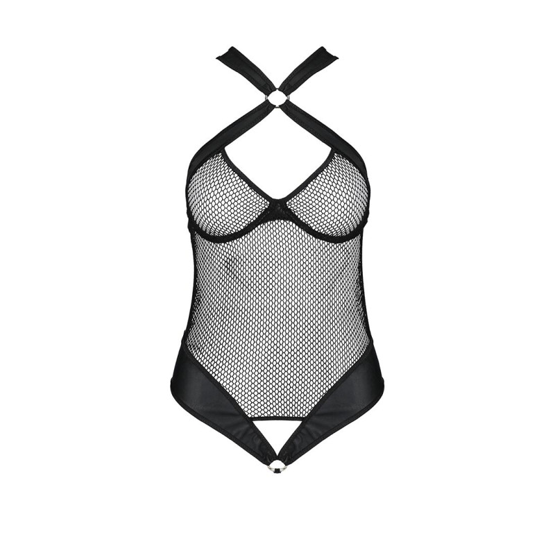 Сетчатый боди с халтером Passion Amanda Body black S/M Сетчатый боди с халтером Passion Amanda Body black S/M