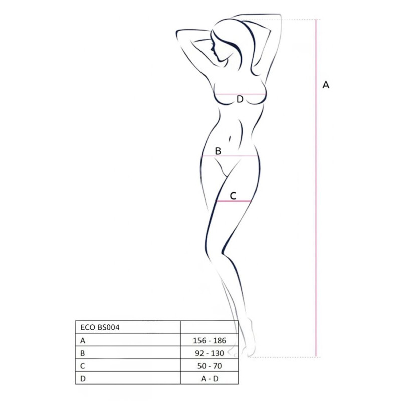 Бодістокінг Passion ECO BS004 red відкритий доступ Бодістокінг Passion ECO BS004 red відкритий доступ