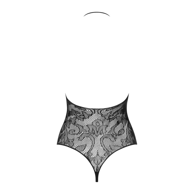 Бодістокінг з великими осередками та відкритою спиною Obsessive B113 teddy чорний S/M/L Бодістокінг з великими осередками та відкритою спиною Obsessive B113 teddy чорний S/M/L