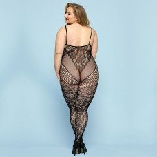 Бодістокінг JSY P91167 Чорний Plus Size