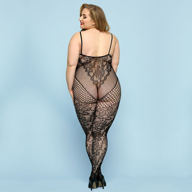 Бодистокинг JSY P91167 Черный Plus Size