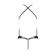 Боді з відкритим доступом Passion TASMINA BODY black L/XL