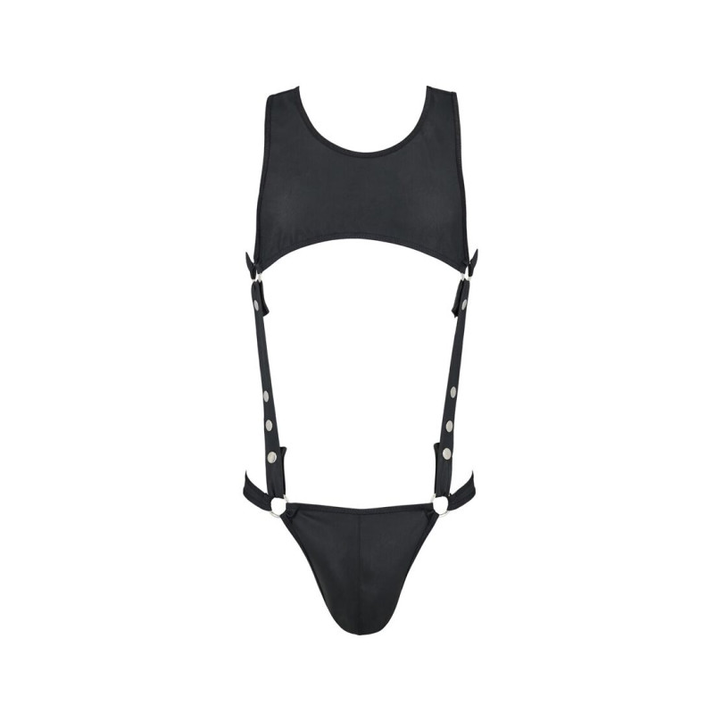 Мужское кожаное боди Passion 056 Adam Black S/M Мужское кожаное боди Passion 056 Adam Black S/M