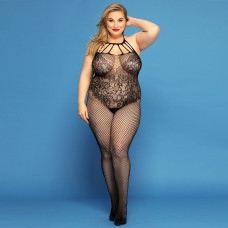 Бодістокінг JSY P91168 Чорний Plus Size