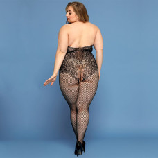 Бодістокінг JSY P91168 Чорний Plus Size