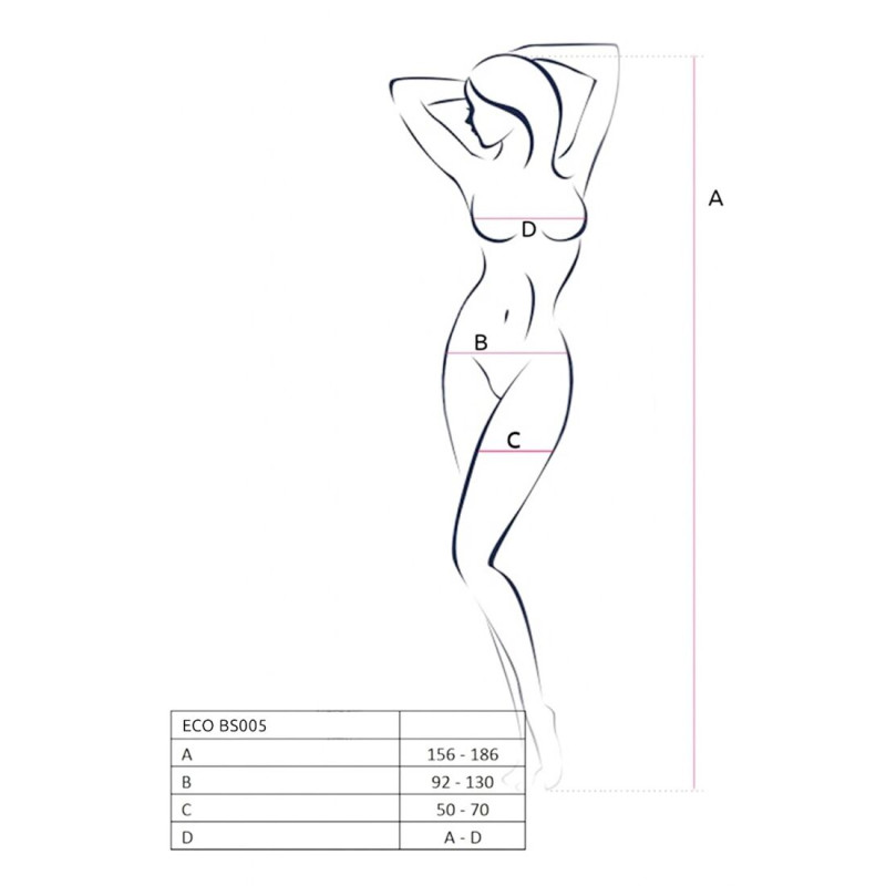 Бодистокинг Passion ECO BS005 black, плотный, открытый доступ Бодистокинг Passion ECO BS005 black, плотный, открытый доступ