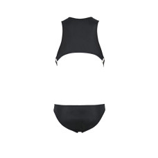 Чоловіче шкіряне боді Passion 056 Adam Black S/M