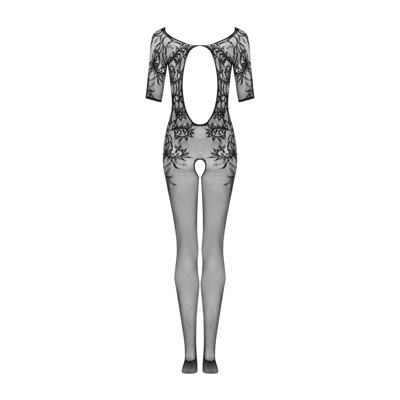 Сетчатый бодистокинг с цветочным рисунком Obsessive Bodystocking F238 черный S/M/L Сетчатый бодистокинг с цветочным рисунком Obsessive Bodystocking F238 черный S/M/L
