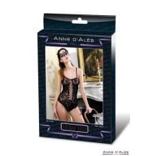 Боди сетка Anne De Ales BAROQUE M/L Черная