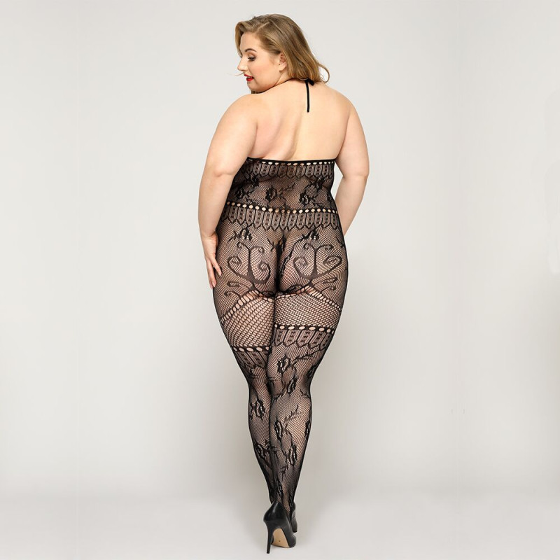 Бодистокинг JSY P91169 Черный Plus Size